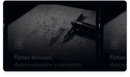 Fichas técnicas, documentación y variantes
