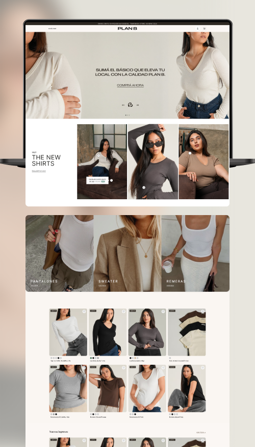 Dashboard ecommerce B2B
