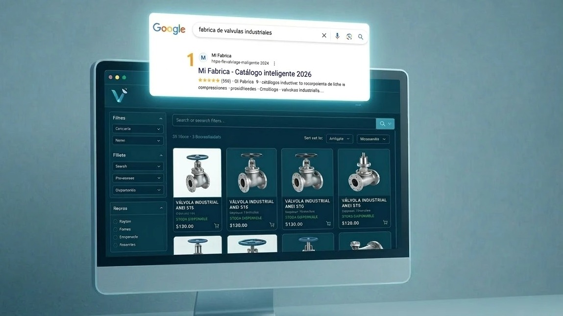 El Catálogo Inteligente vs. El PDF Estático: Por qué tu fábrica está perdiendo visibilidad en Google